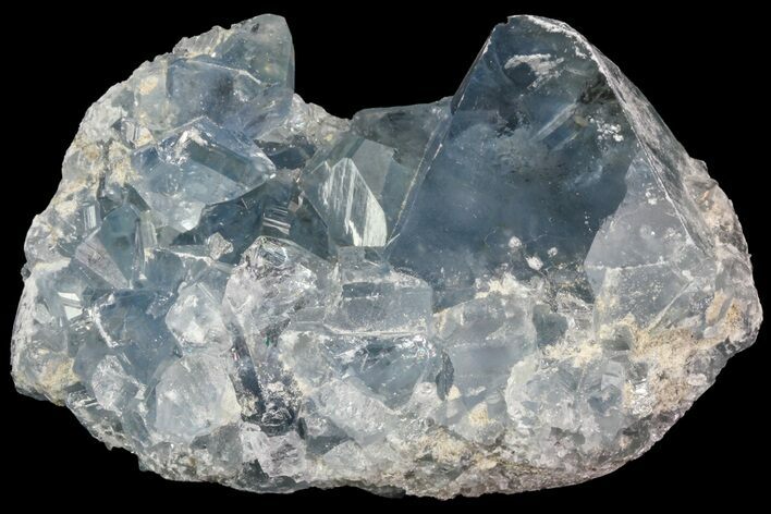 Sky Blue Celestine (Celestite) Crystal Cluster - Madagascar #75941